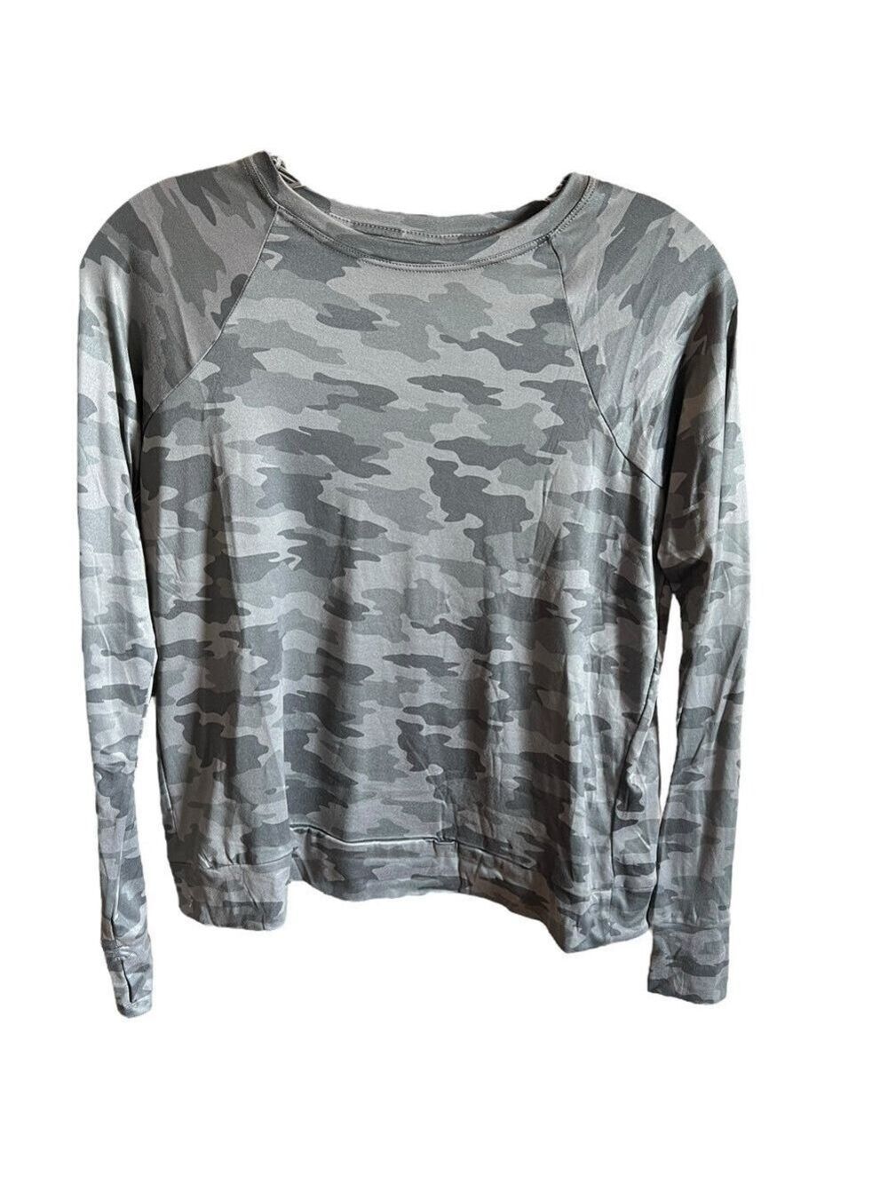 Kyodan Gray Athletic Long Sleeve Top Size Large 12